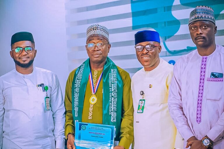 Nasarawa ACReSAL Earns National Ethics Award as Project Coordinator Bags Integrity Icon of Nigeria Award.